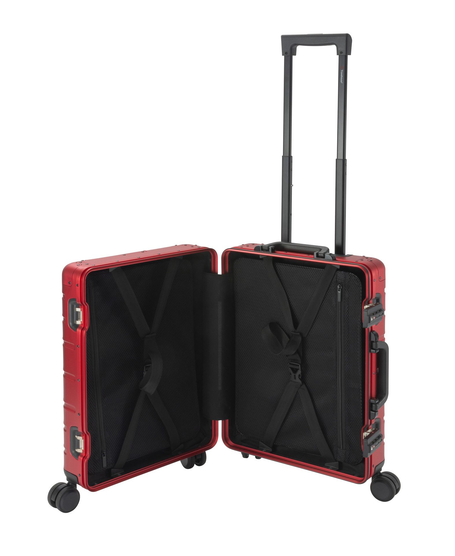 Travelhouse Hartschalen-Trolley Oslo, 4 Rollen, Aluminium günstig online kaufen