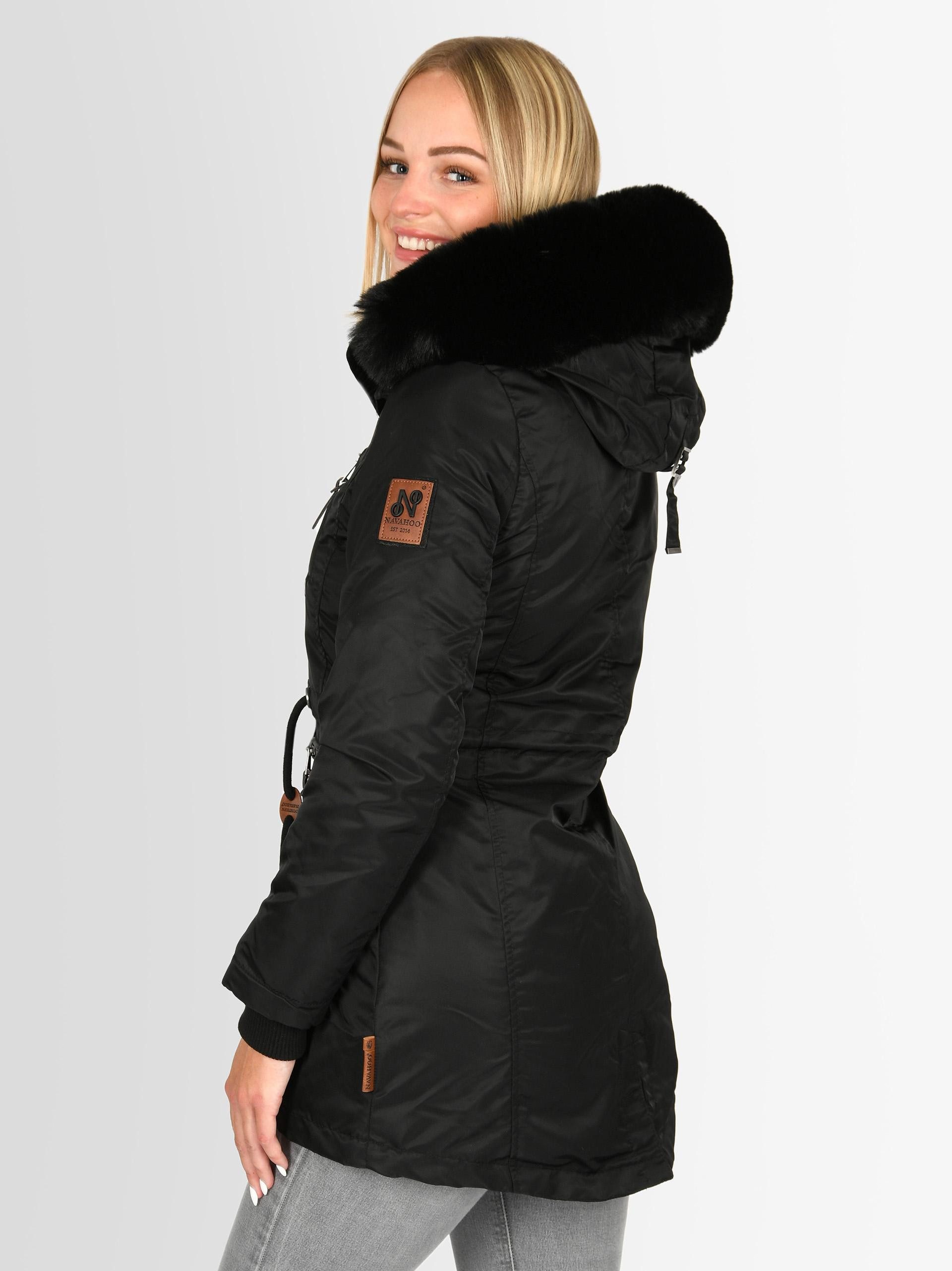 Navahoo Winterjacke Navahoo Mangala Princess Damen Winterjacke B873 mit abnehmbarer Kapuze