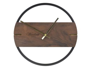 Waidzeit Austria Wanduhr Novum (30cm, Holz mit Metallrahmen)