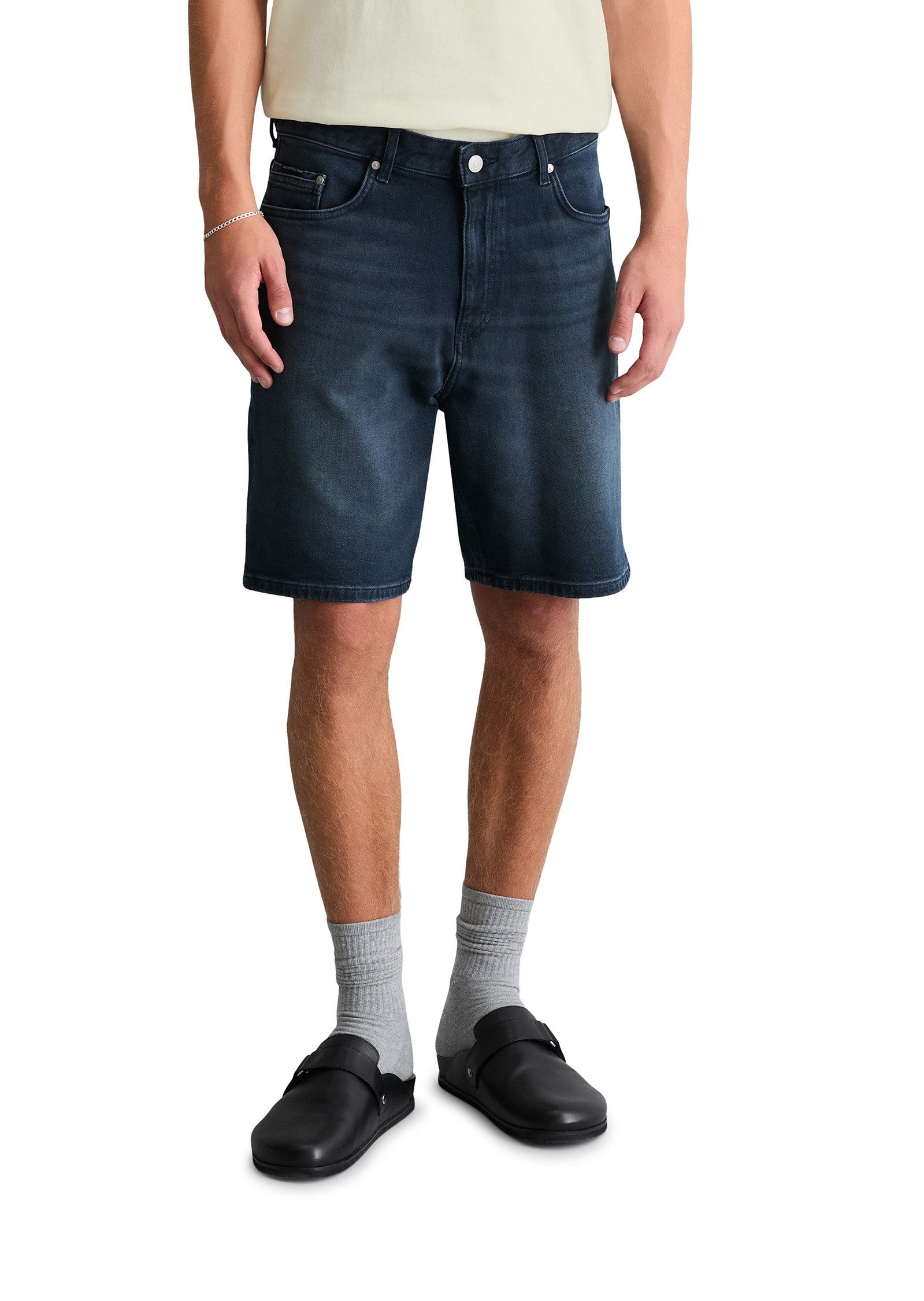 Marc O'Polo DENIM Shorts aus Bio-Baumwoll-Mix