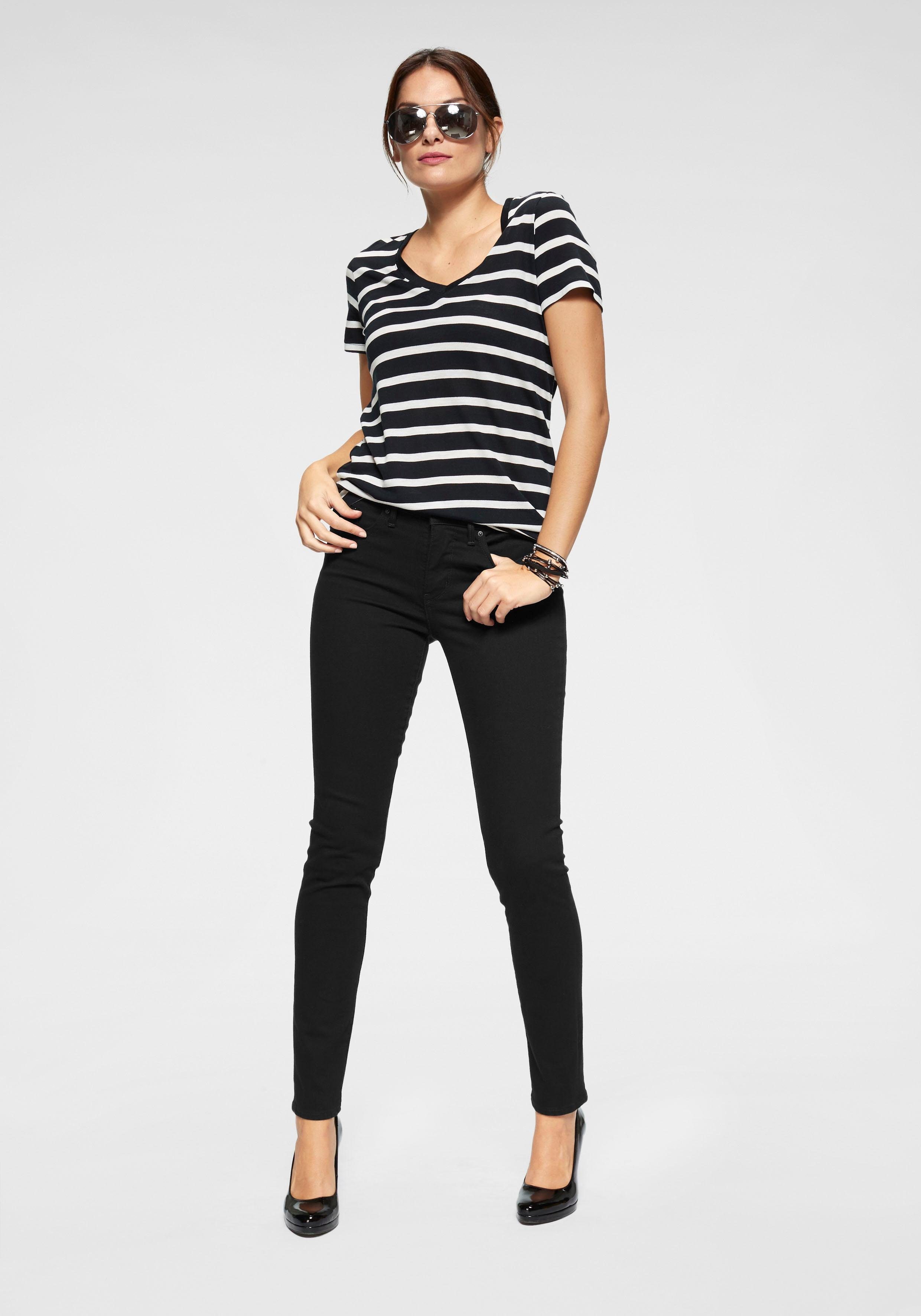 311 im Shaping Skinny Slim-fit-Jeans Levi's® 5-Pocket-Stil black