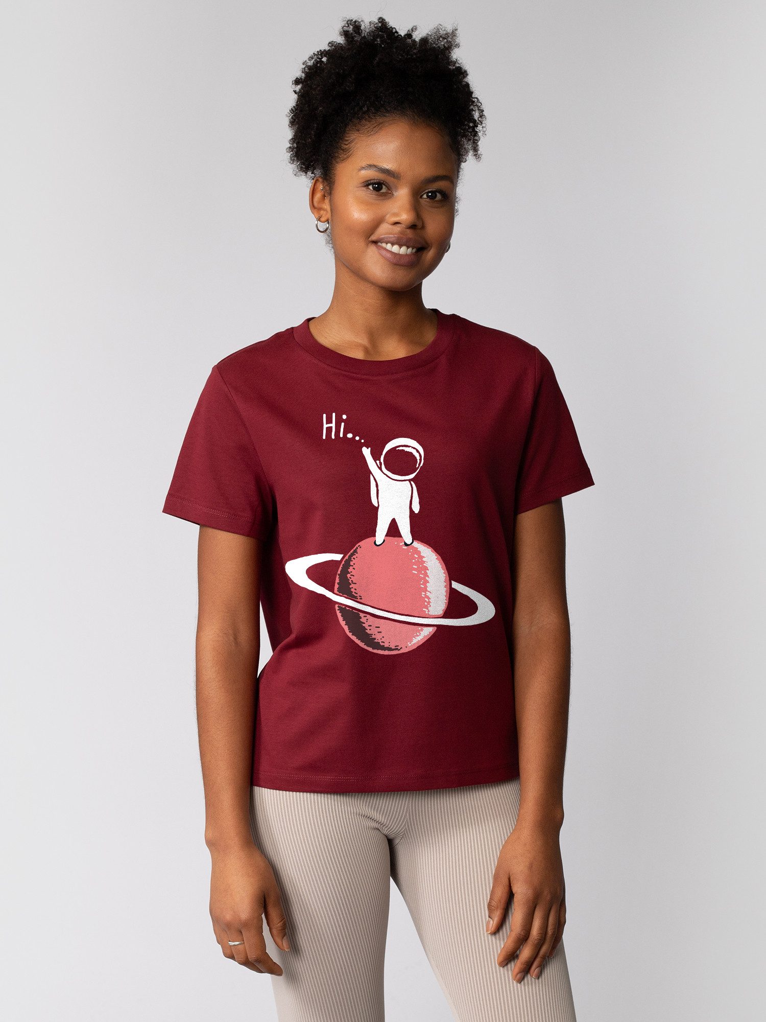 T-Shirt Astronaut says Hi