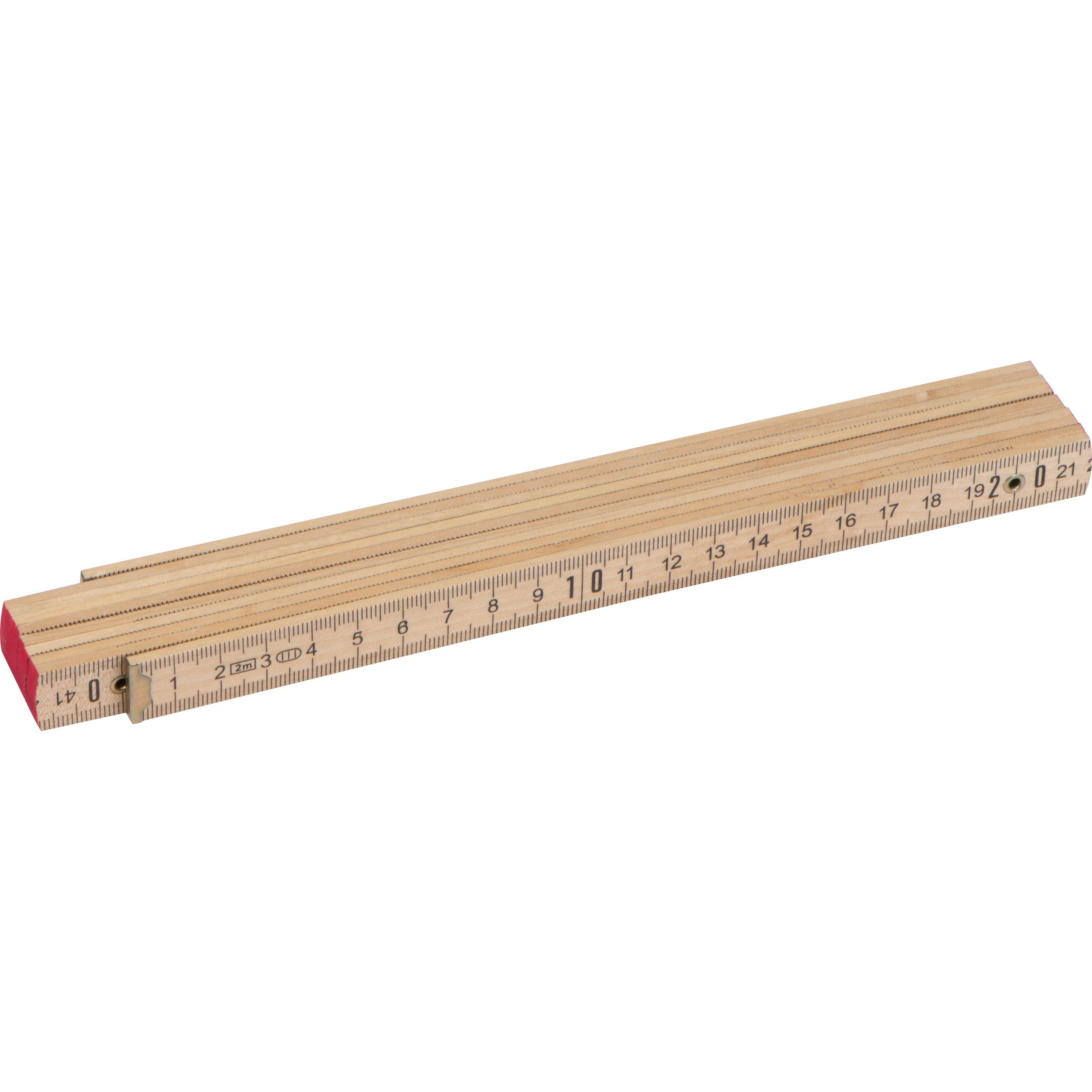 Easy Gifts Zollstock 3x Zollstock / Gliedermaßstab / 2m / aus Holz