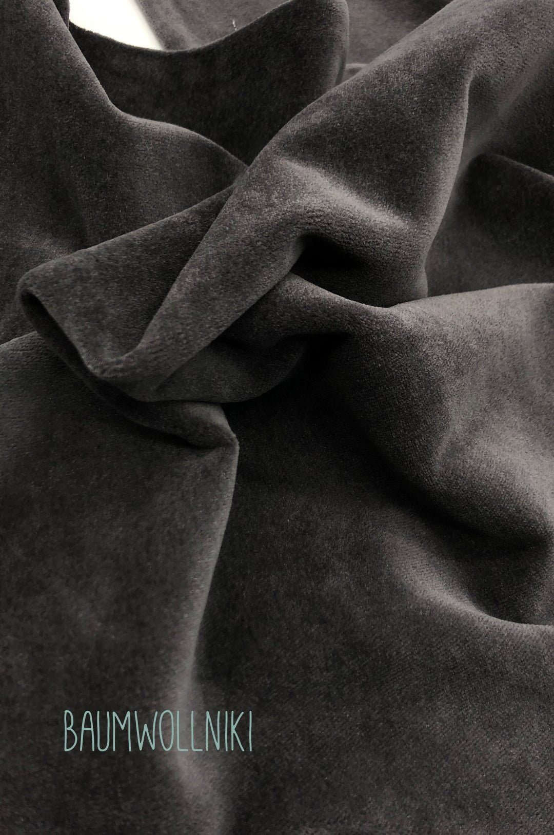 Wishproject® Baumwolle, mit in Kapuzenschal, Tuch, aus Grau Halstuch Dreieckstuch Damen Blüten natürlicher Schlauchschal