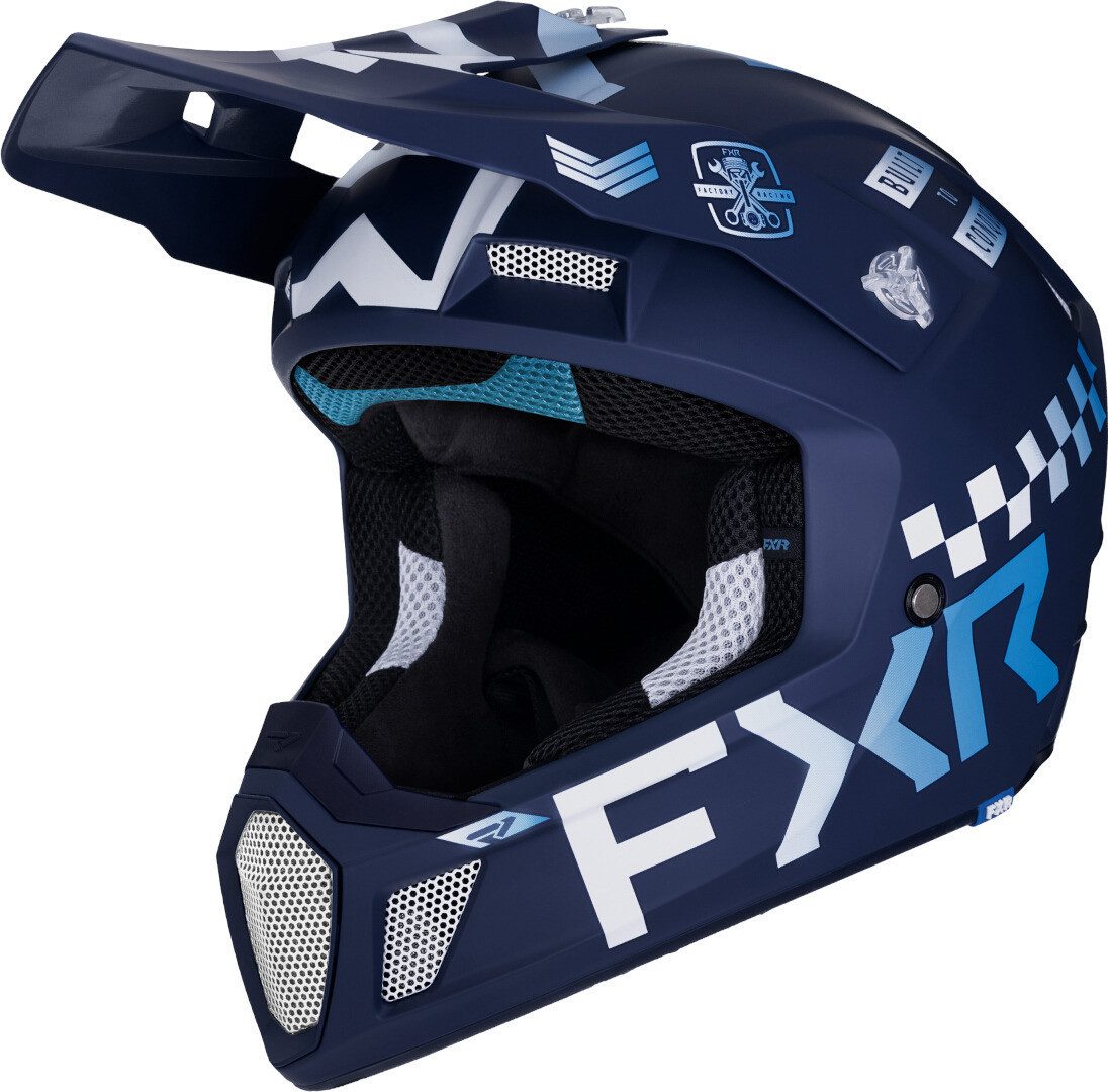 FXR Motocrosshelm Clutch Gladiator 2024 Motocross-Helm, Waschbar