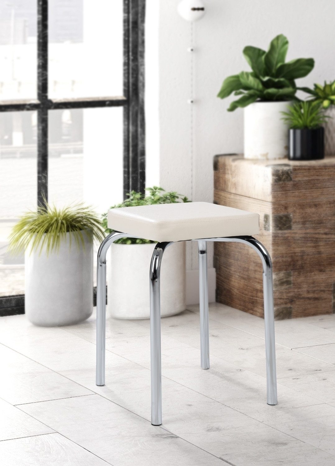 HAKU Sitzhocker Stapelhocker 4er Set PIK, günstig online kaufen