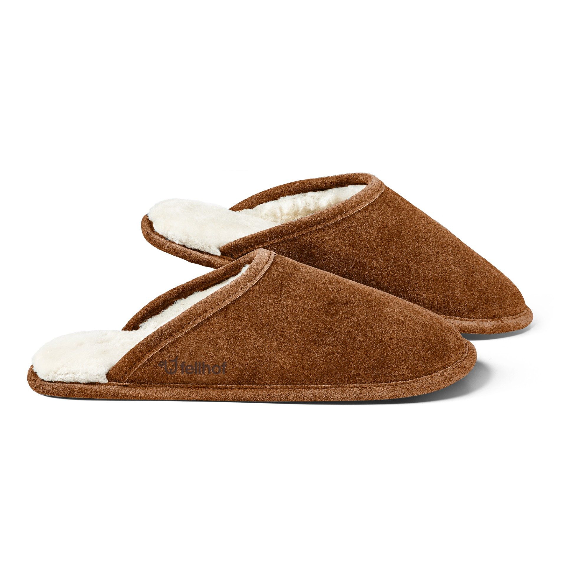 Fellhof Fellhof Lammfellpantoffel Trendy Pantoffel (1 Paar, 1-tlg., 1 Paar) 100% Naturprodukt