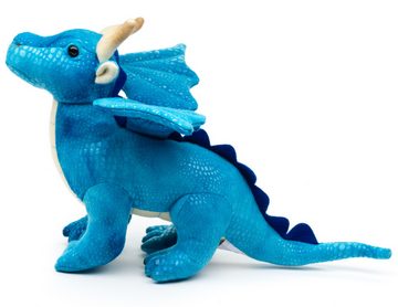 Uni-Toys Kuscheltier Drache - verschiedene Farben und Größen - Plüschtier, zu 100 % recyceltes Füllmaterial