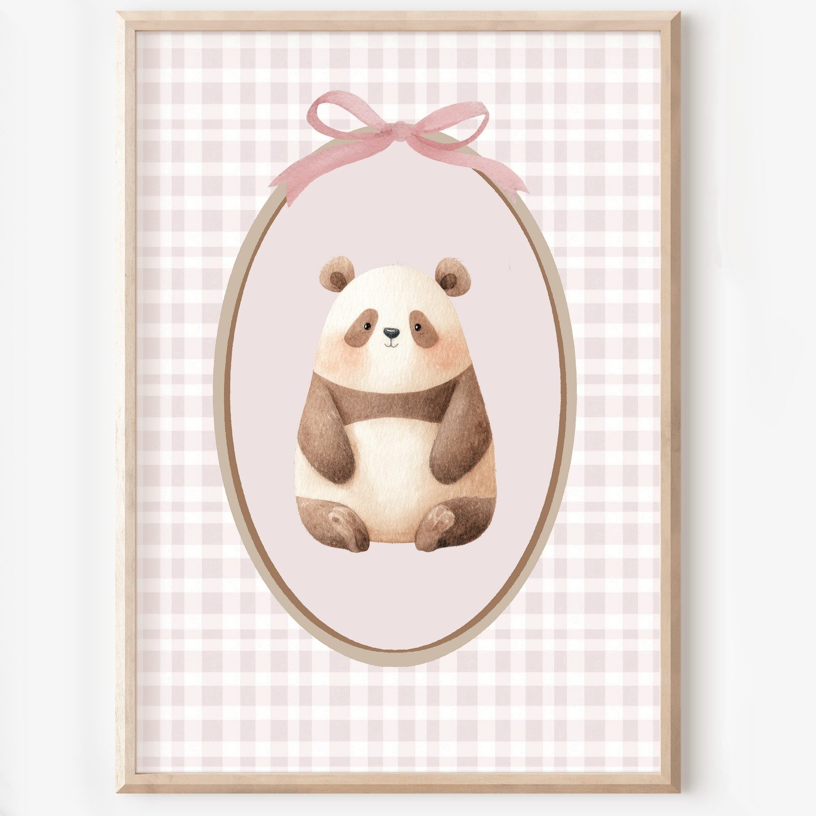 homestyle-accessoires Poster Kinderzimmer Bilderwand 6erSet Bilderset Babyzimmer LOVELY ANIMALS, - Ohne Bilderrahmen - Sorgfältige & sichere Verpackung -