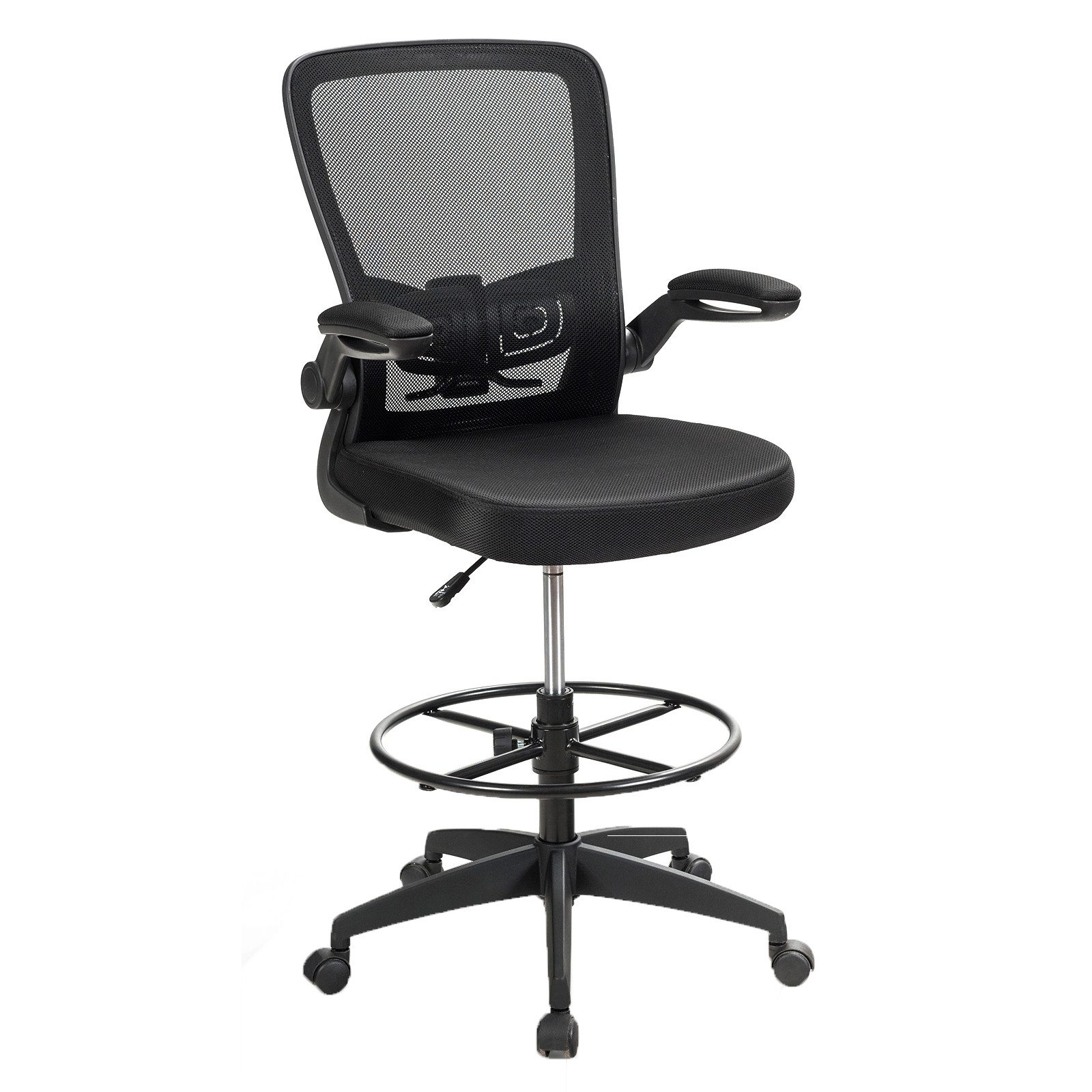 COSTWAY Bürostuhl, Sitzhöhe 55-75cm verstellbar, bis 120kg, 360° drehbar günstig online kaufen