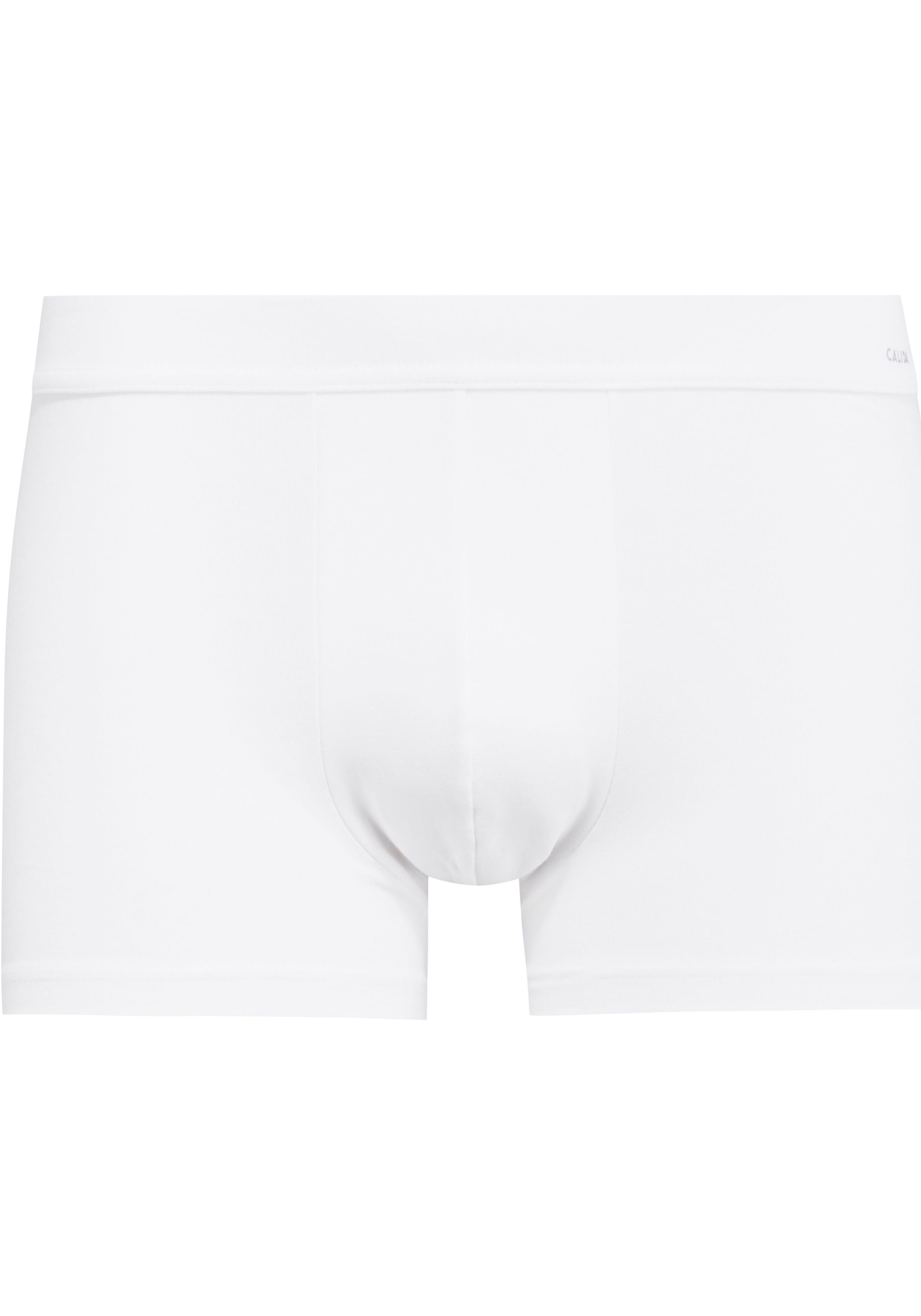 weiss Boxershorts Baumwollmischung, elastische Komfortbund Code CALIDA Boxer-Brief, Cotton