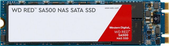 Western Digital »Red SA500 M.2« interne SSD (500 GB) 560 MB/S Lesegeschwindigkeit, 530 MB/S Schreibgeschwindigkeit
