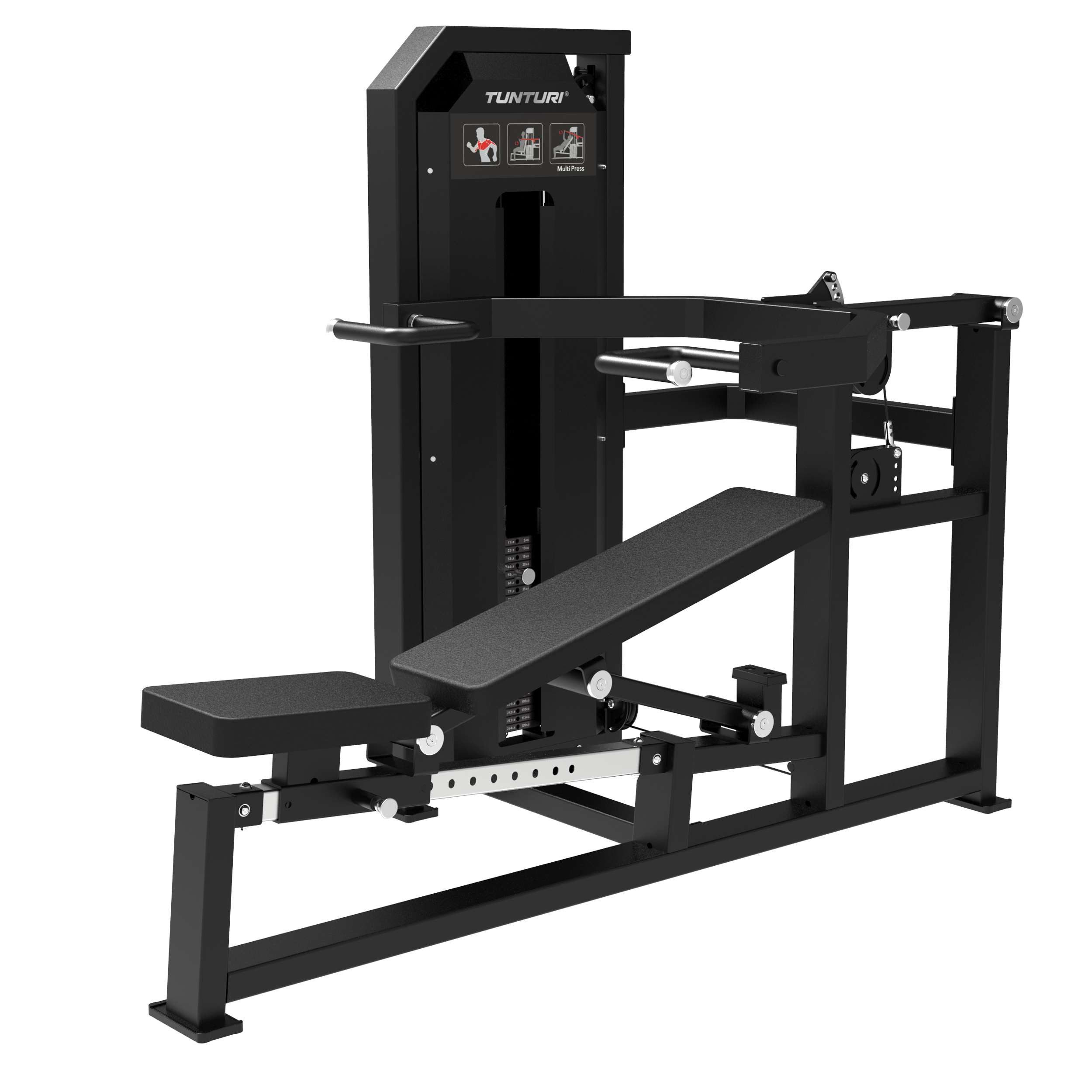 Tunturi Kraftstation Multi Press Kraftstation, verstellbar, Ganzkörpertraining, V-Serie