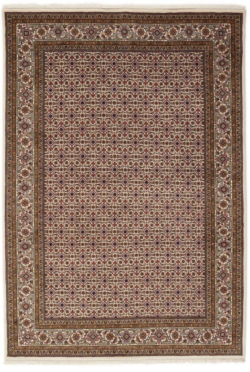 Orientteppich Indo Täbriz 174x248 Handgeknüpfter Orientteppich, Nain Trading, rechteckig, Höhe: 12 mm