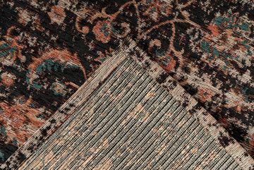 Teppich Charme 225, Padiro, rechteckig, Höhe: 5 mm, Chenille Flachgewebe im Vintage Stil