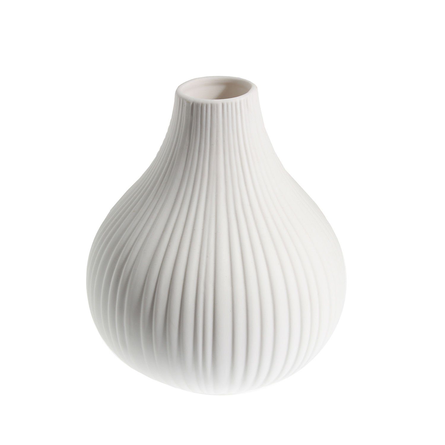 Dekovase Storefactory Vase EKENAS XL weiß, Ø 21x25 cm