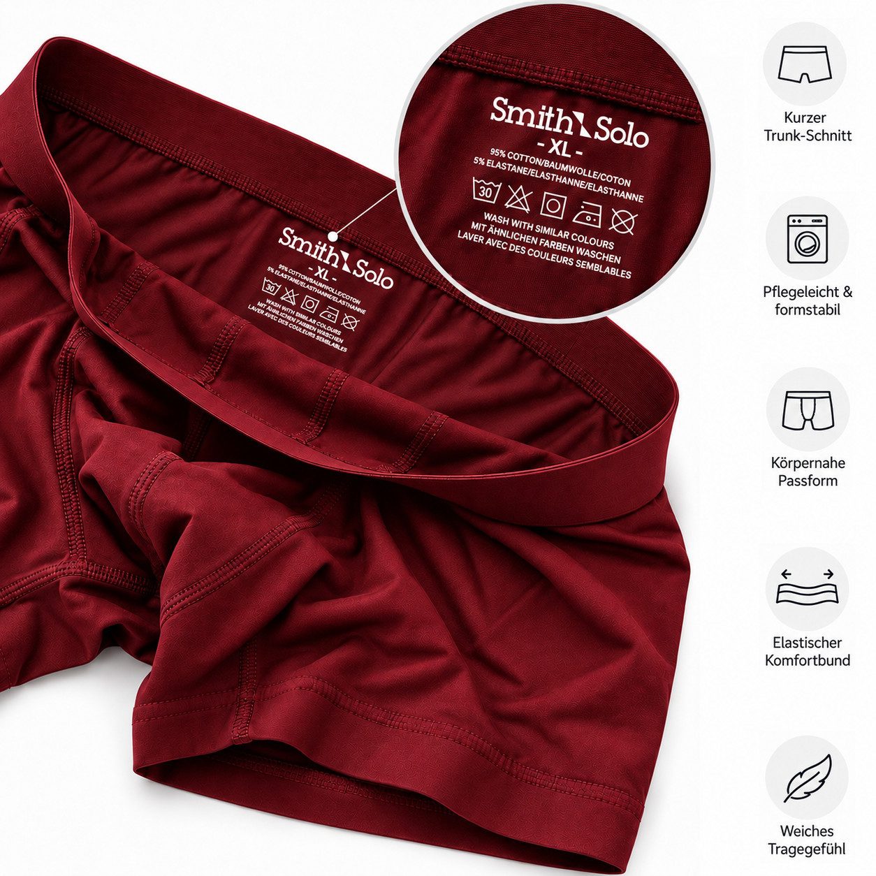 S&S Boxershorts Boxer Herren Baumwolle Unterhosen Männer (Set, 6-St., 3 er, 6er) – Bild 4 von 5