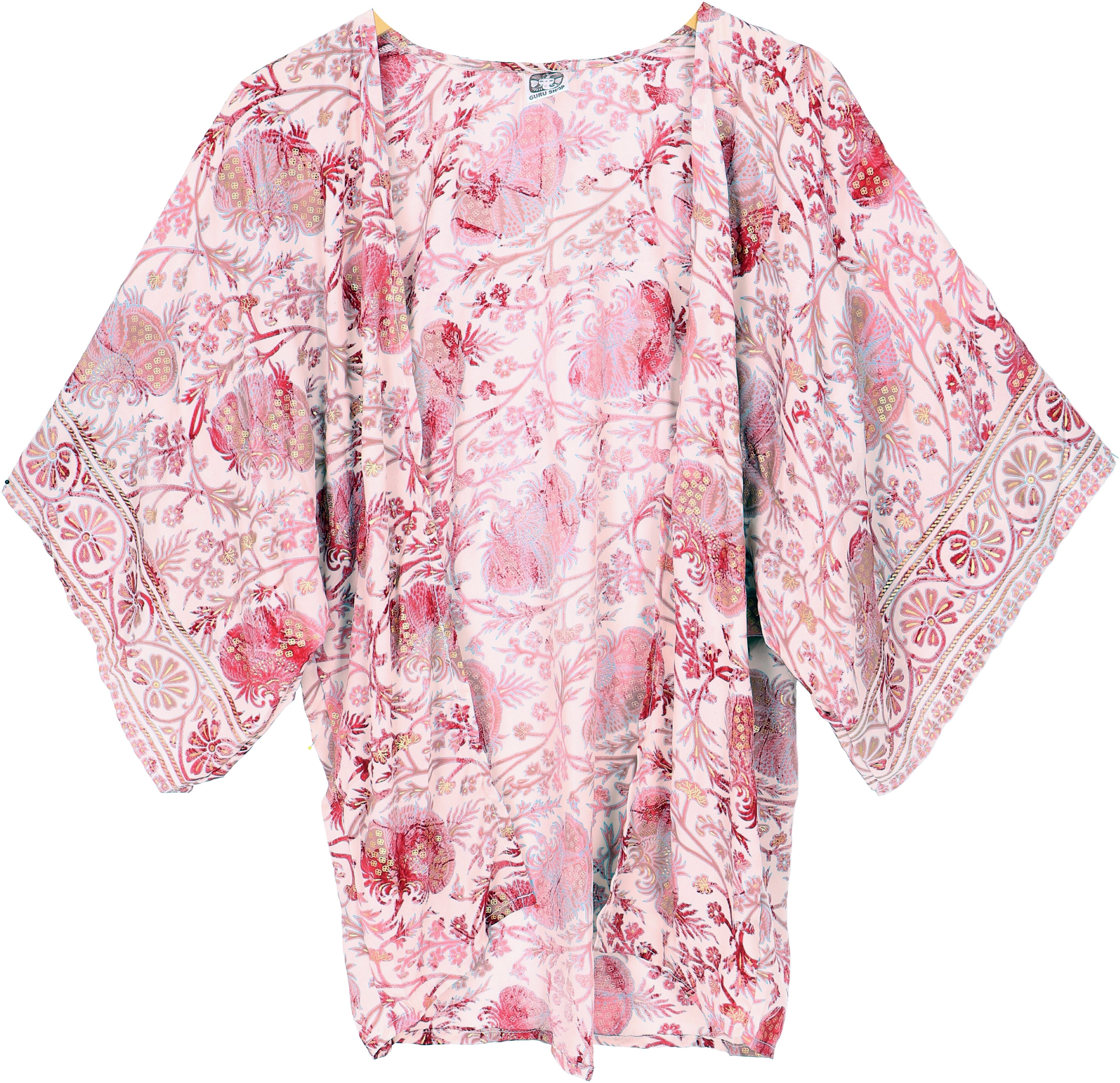 Guru-Shop Kimono Kimonojäckchen, kurzer Boho Kimono,.., günstig online kaufen