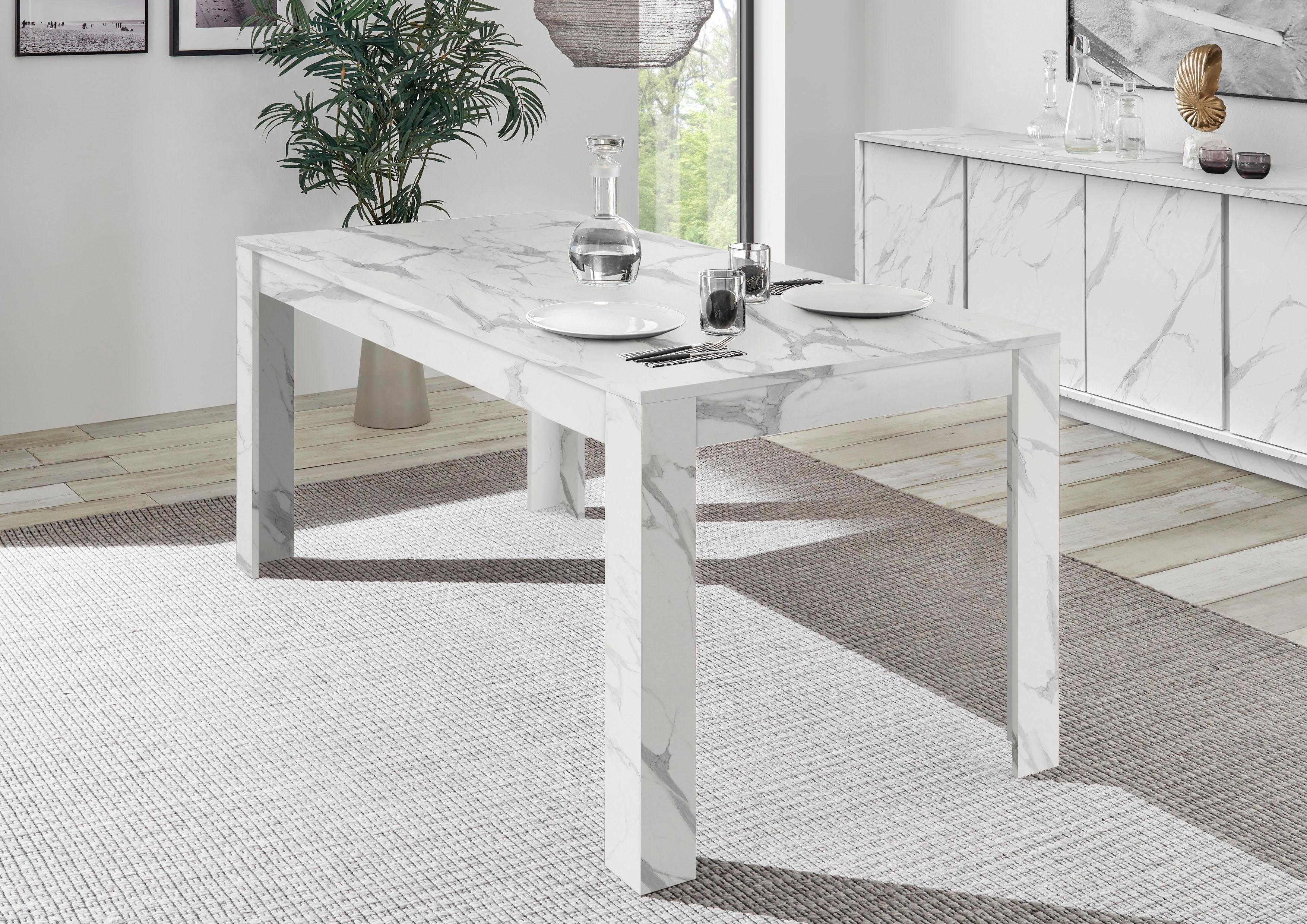 LC Esstisch »Carrara«, Breite 180 cm, 2,2 cm starke Tischplatte online  kaufen | OTTO