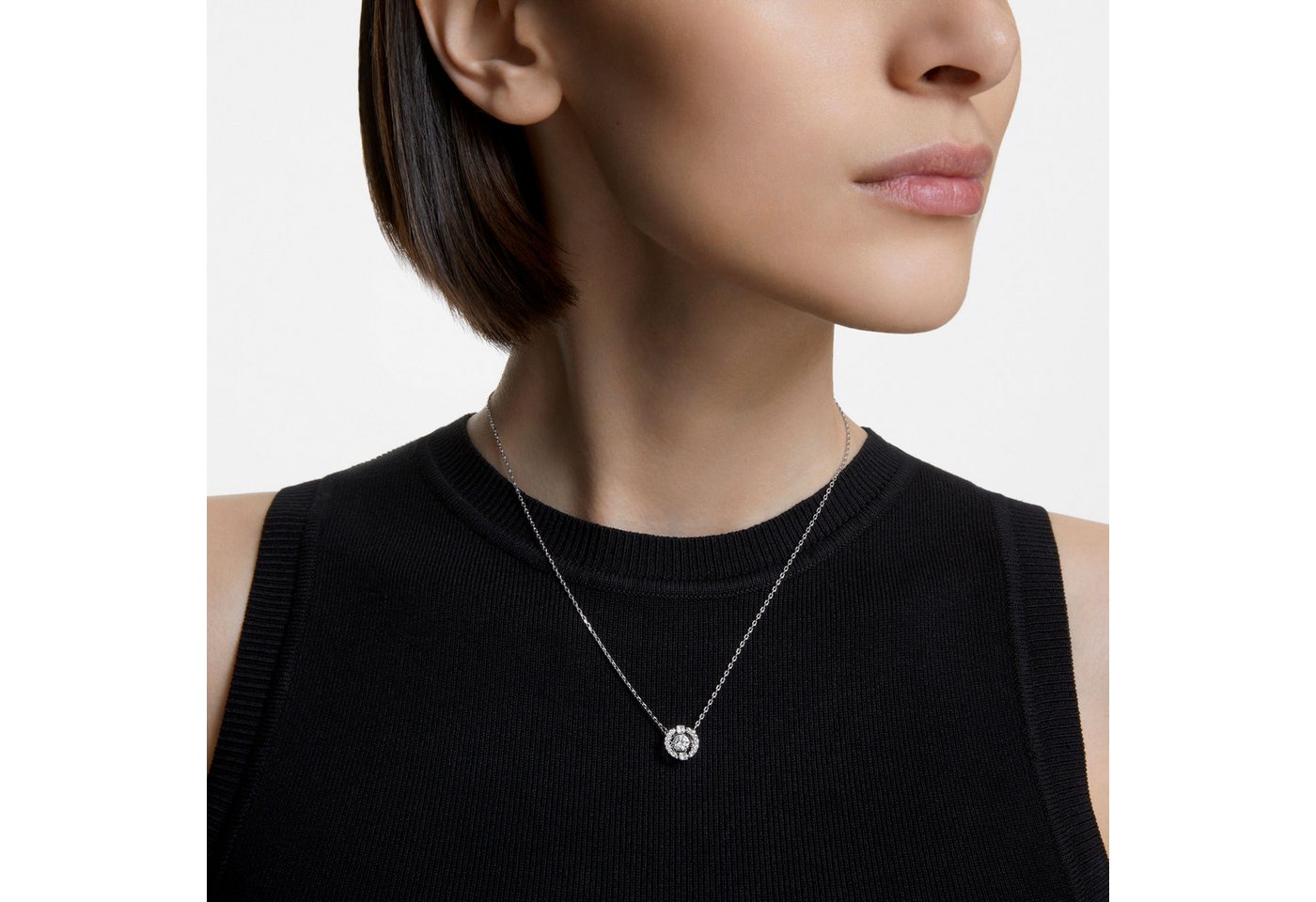 Swarovski Collier weiß... Swarovski Collier weiß...