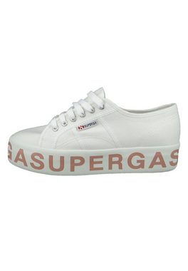 Superga S111TRW 2790 COTW Glitterlettering A01 white bronze Sneaker