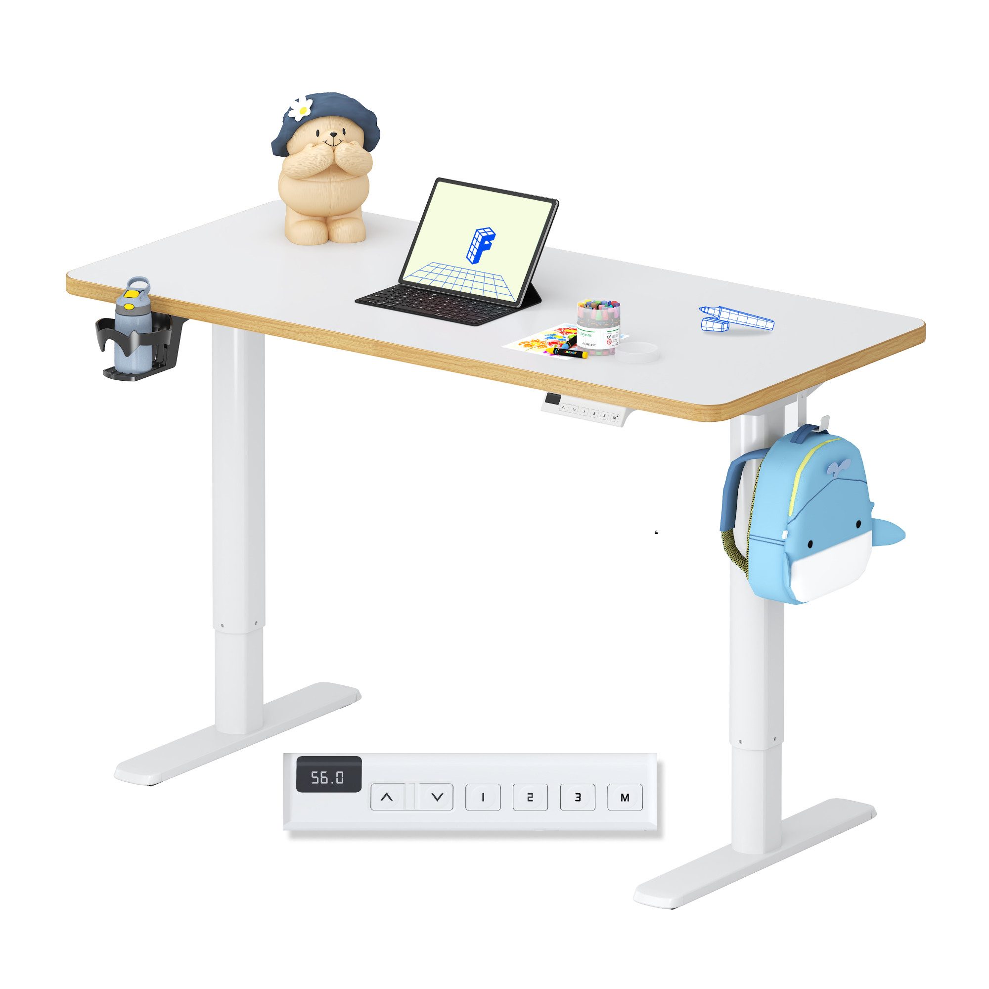 FLEXISPOT Schreibtisch Kinderschreibtisch Höhenverstellbar 120 x günstig online kaufen