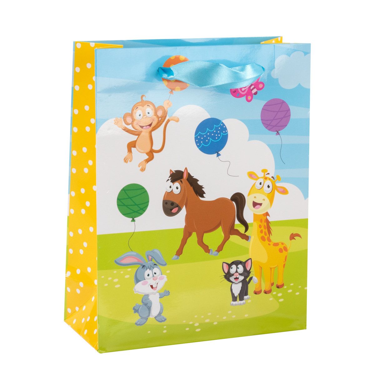 Idena Tragetasche Geschenktasche - Kinder Pferd, 18 x 23 x 8 cm, 210g/m²