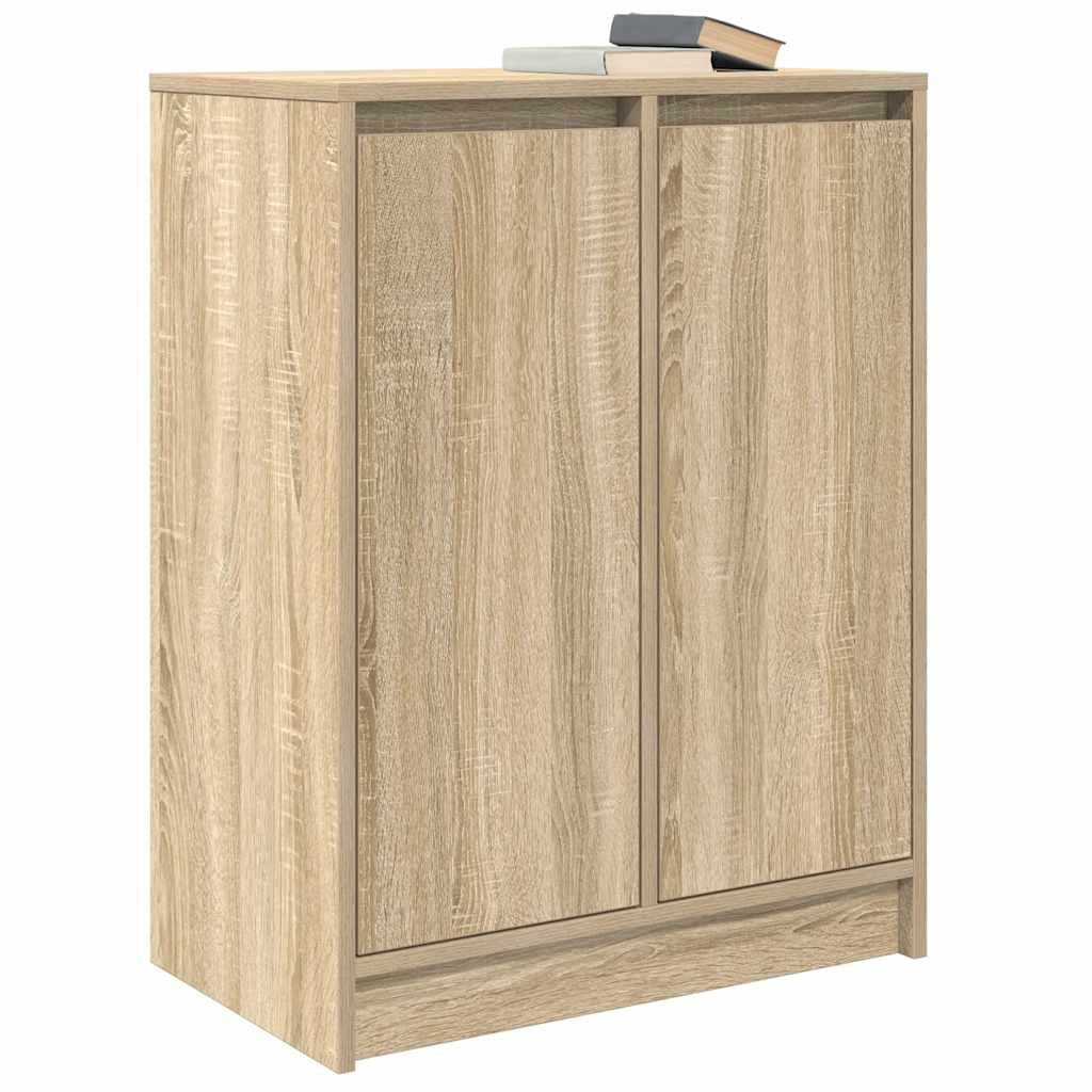 vidaXL Sideboard Sideboard Sonoma-Eiche 57x34x76 cm Holzwerkstoff (1 St) – Bild 4 von 5
