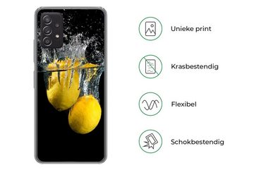 MuchoWow Handyhülle Zitrone - Frucht - Stilleben - Wasser - Gelb, Handyhülle Telefonhülle Samsung Galaxy A33