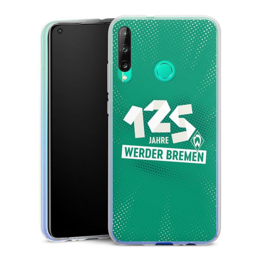 DeinDesign Handyhülle 125 Jahre Werder Bremen Offizielles Lizenzprodukt, Huawei P40 Lite E Silikon Hülle Bumper Case Handy Schutzhülle