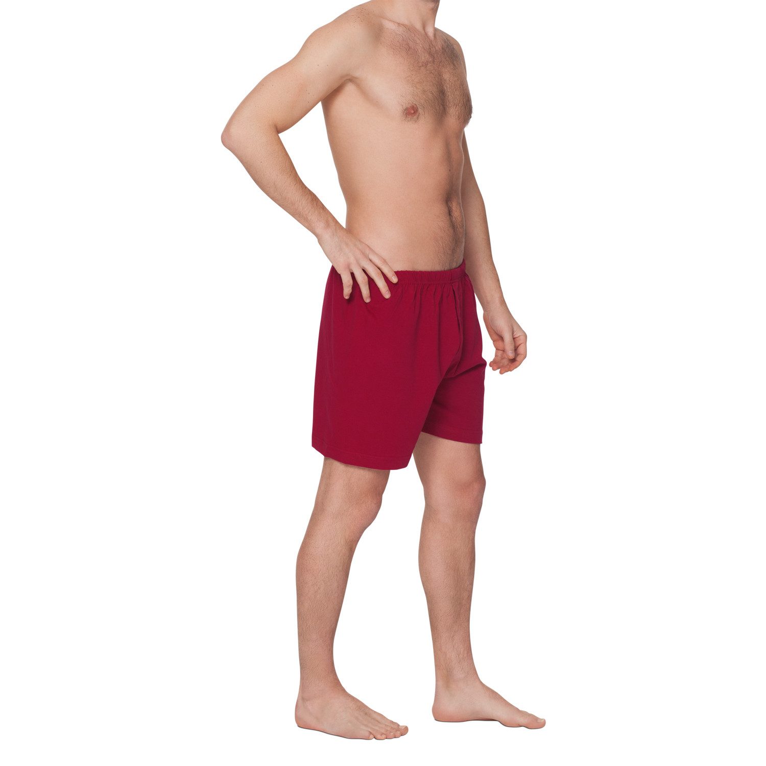 Gomati Boxershorts Herren Jersey Boxershorts (2 Stück) Baumwolle