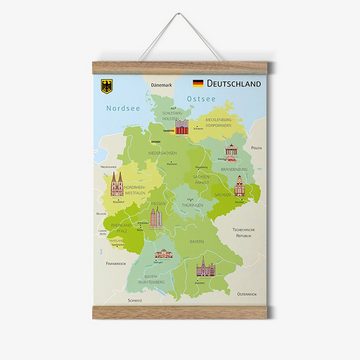 nikima Poster Deutschland, Deutschland, Kinder Lernposter