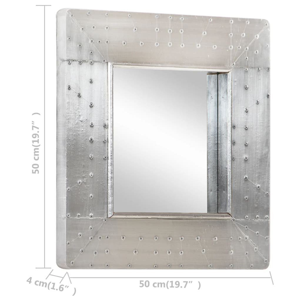 furnicato 50x50 Metall Wandspiegel Aviator-Spiegel cm