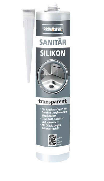 Primaster Silikon Primaster Sanitär Silikon transparent 310 ml