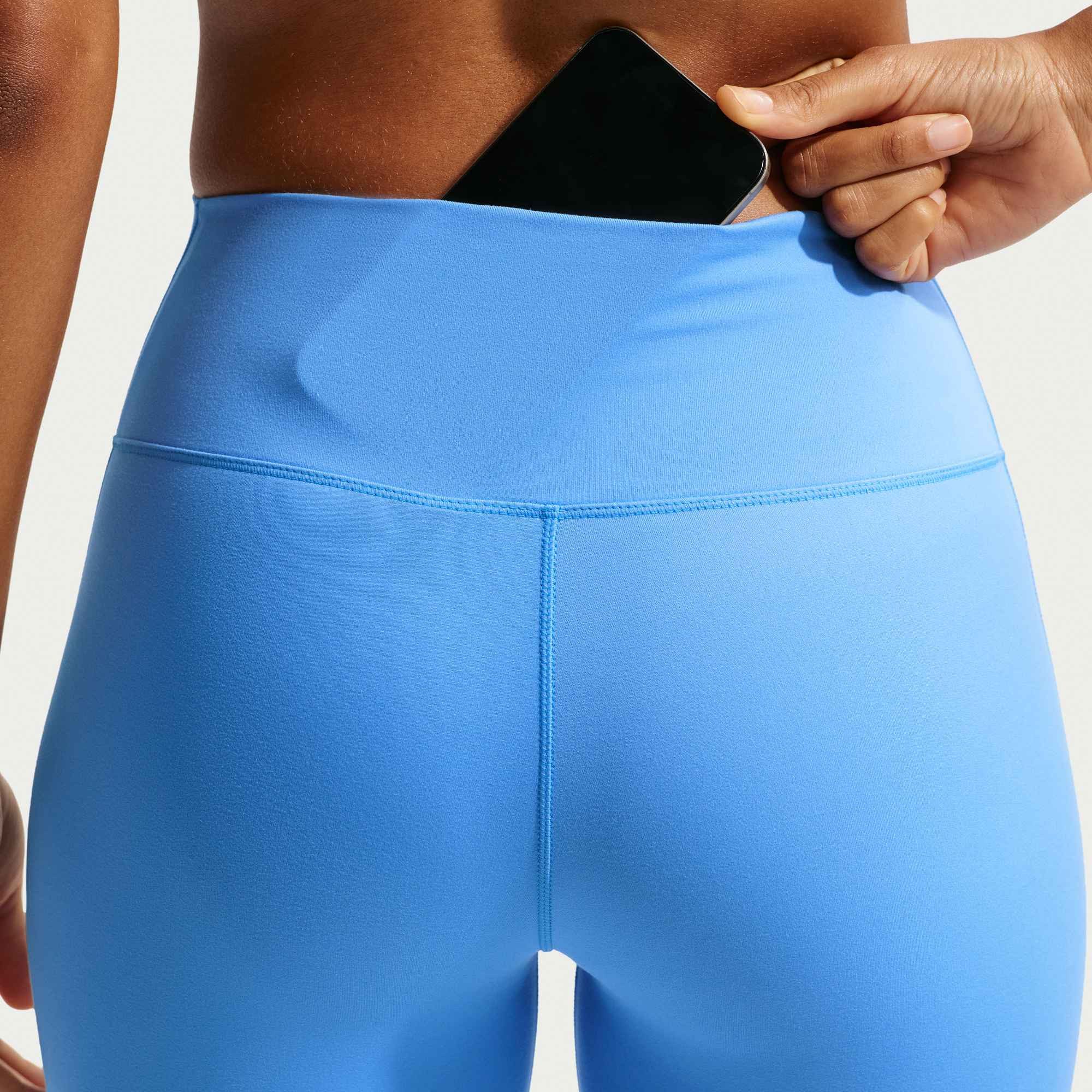 Nike Trainingstights W NK DF ONE HR TIGHT USEAM schnell trocknendes Material, atmungsaktiv, mit elastischem Bund
