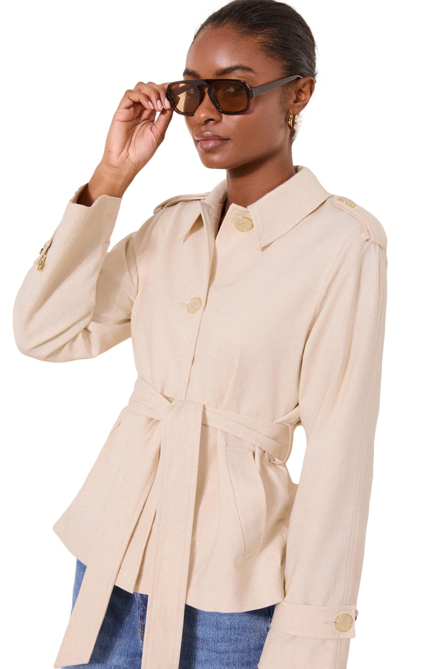 LIPSY Kurzmantel Lipsy Kurzer Trenchcoat, Regular (1-tlg)