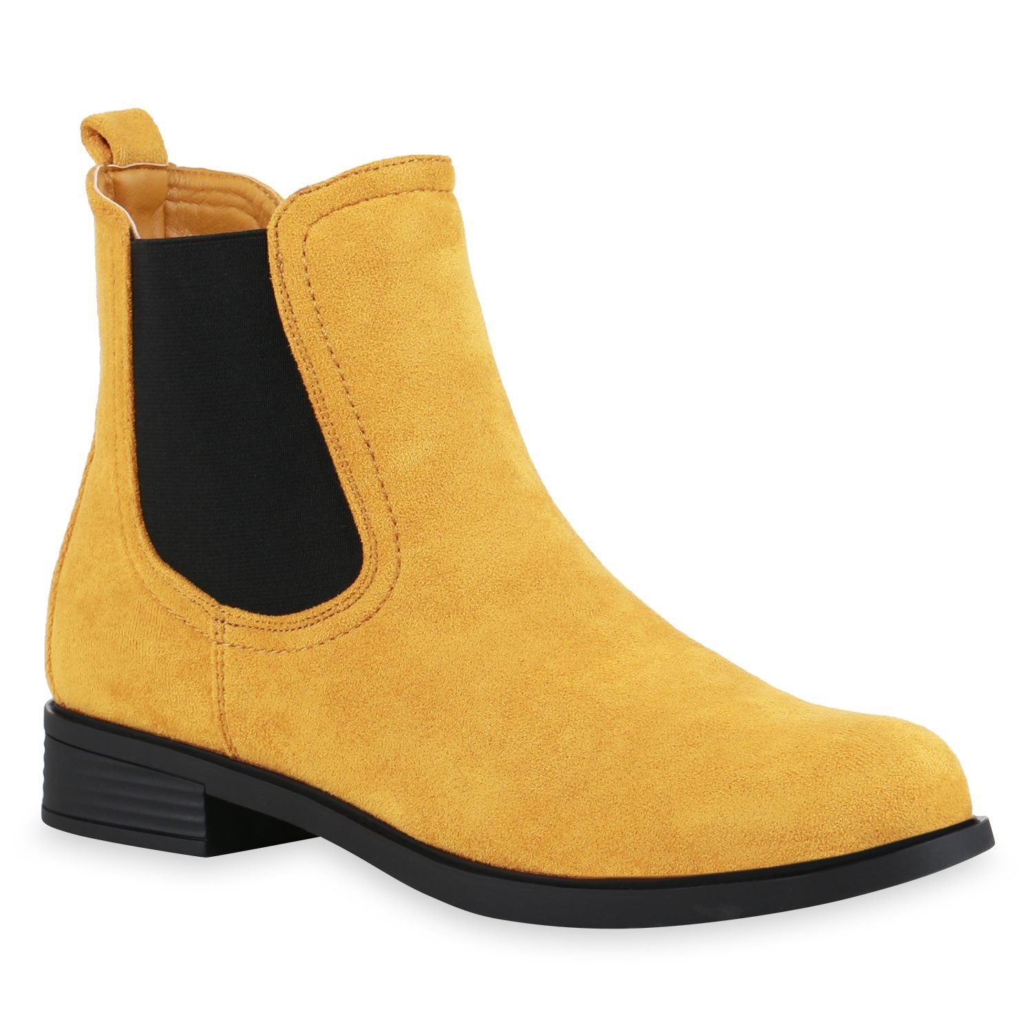 HILL Dark Schuhe Bequeme 835401 Yellow Chelseaboots VAN