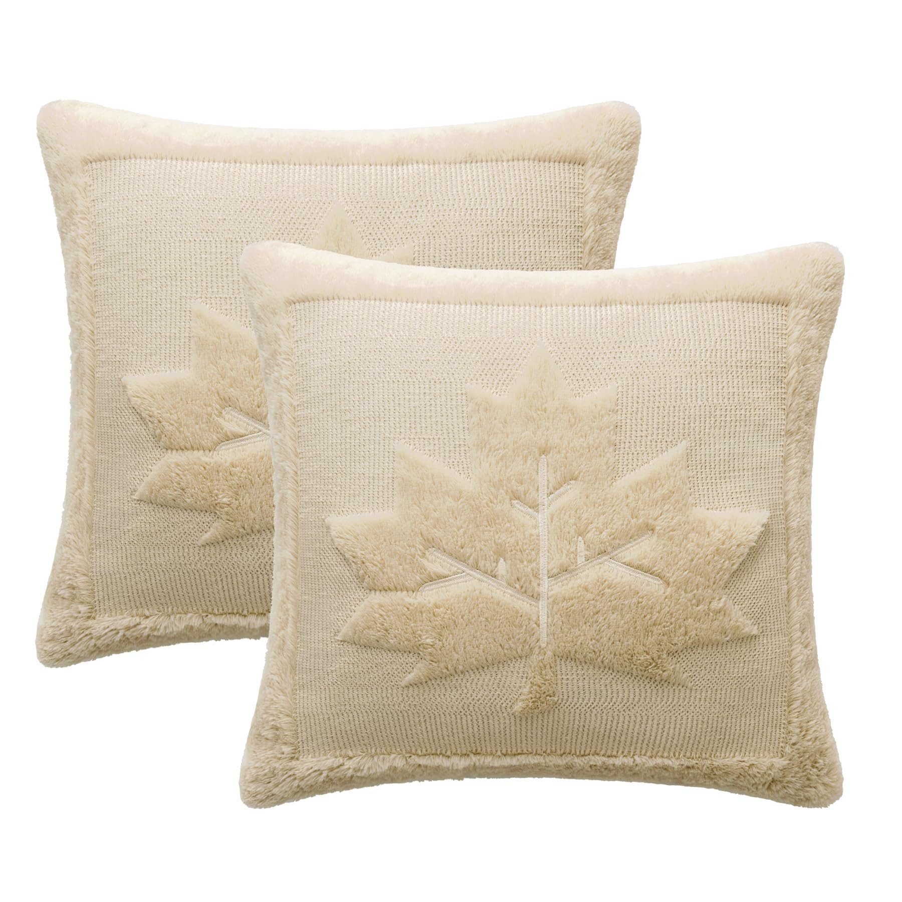 CLTYQ Kissenbezug Ahornblatt Herbst Kissenbezüge Halloween Kissenbezug, (2 günstig online kaufen