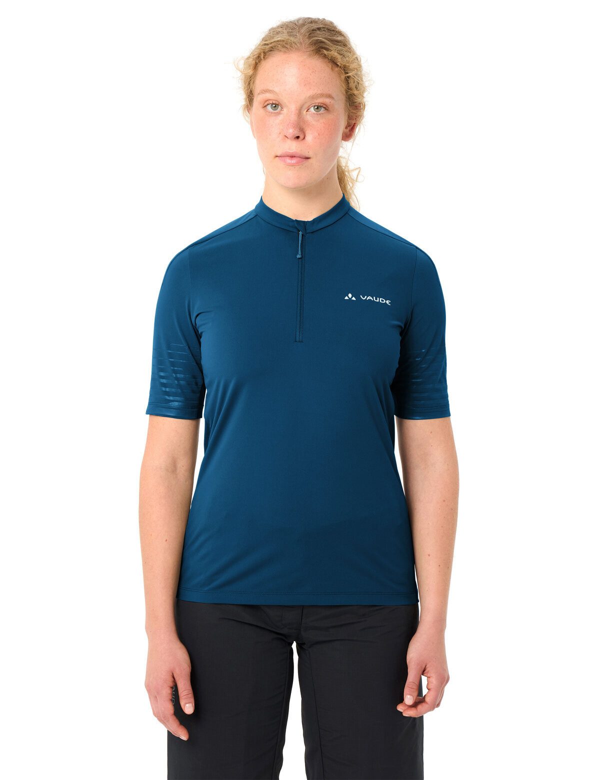VAUDE T-Shirt Women's Qimsa Pro HZ Shirt (1-tlg) atmungsaktives und schnelltrocknendes Radshirt