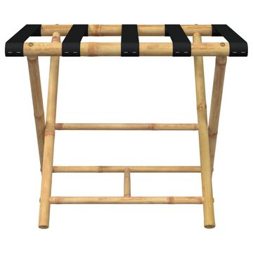 vidaXL Trolley Gepäckablage Klappbar 62x42x50,5 cm Bambus Koffer