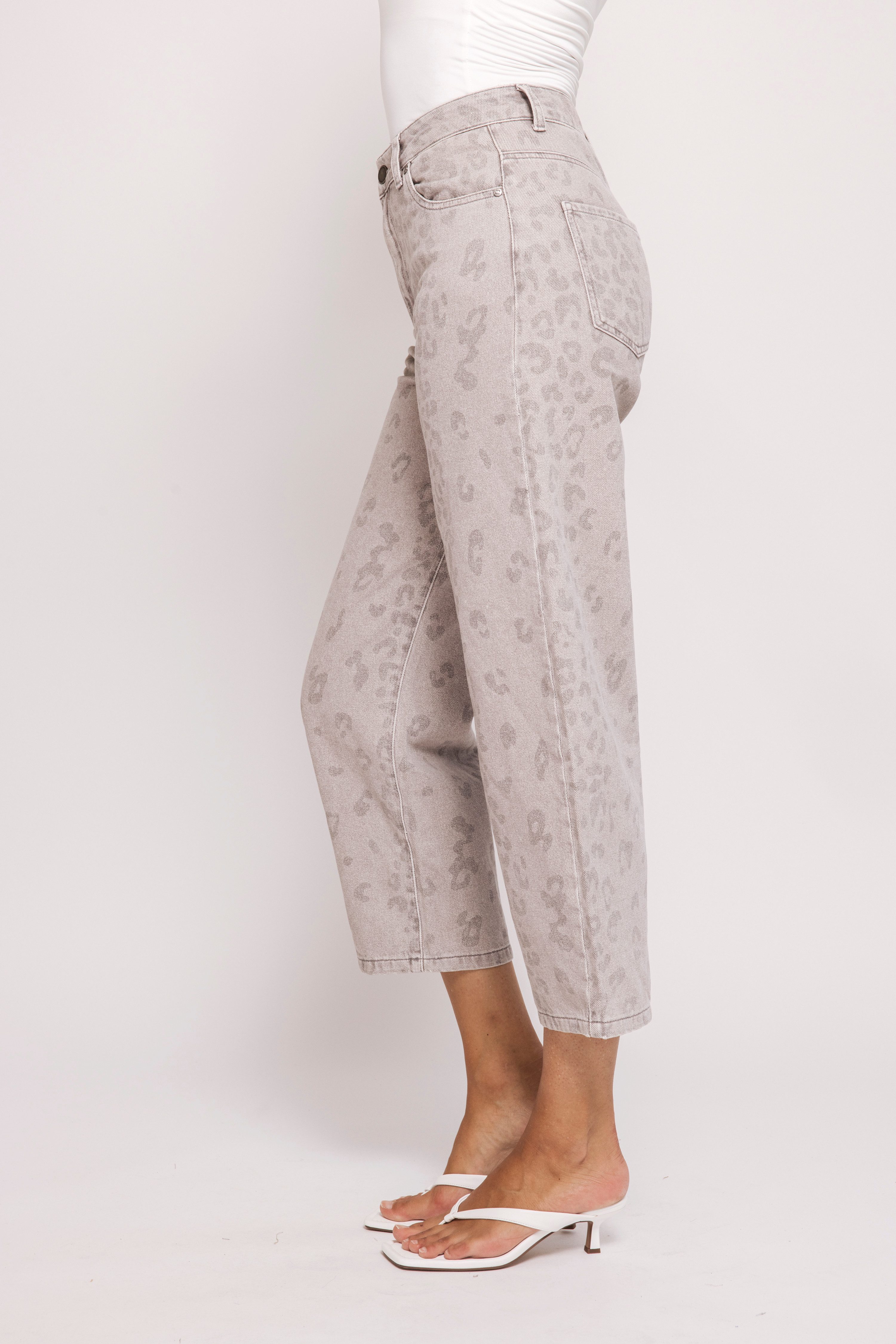 Zhrill 7/8-Jeans IZA in bequemer Passform und mit Animal-Print