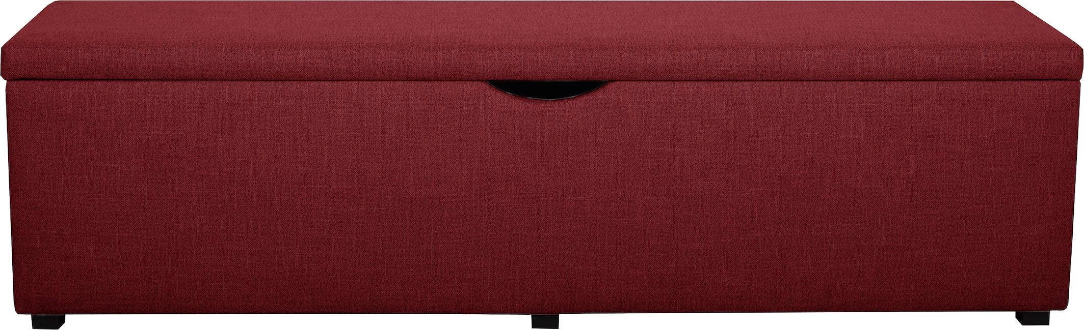 Places of Style Hockerbank Standard, Breite 120cm oder 160cm, auch als Garderobenbank oder Bettbank