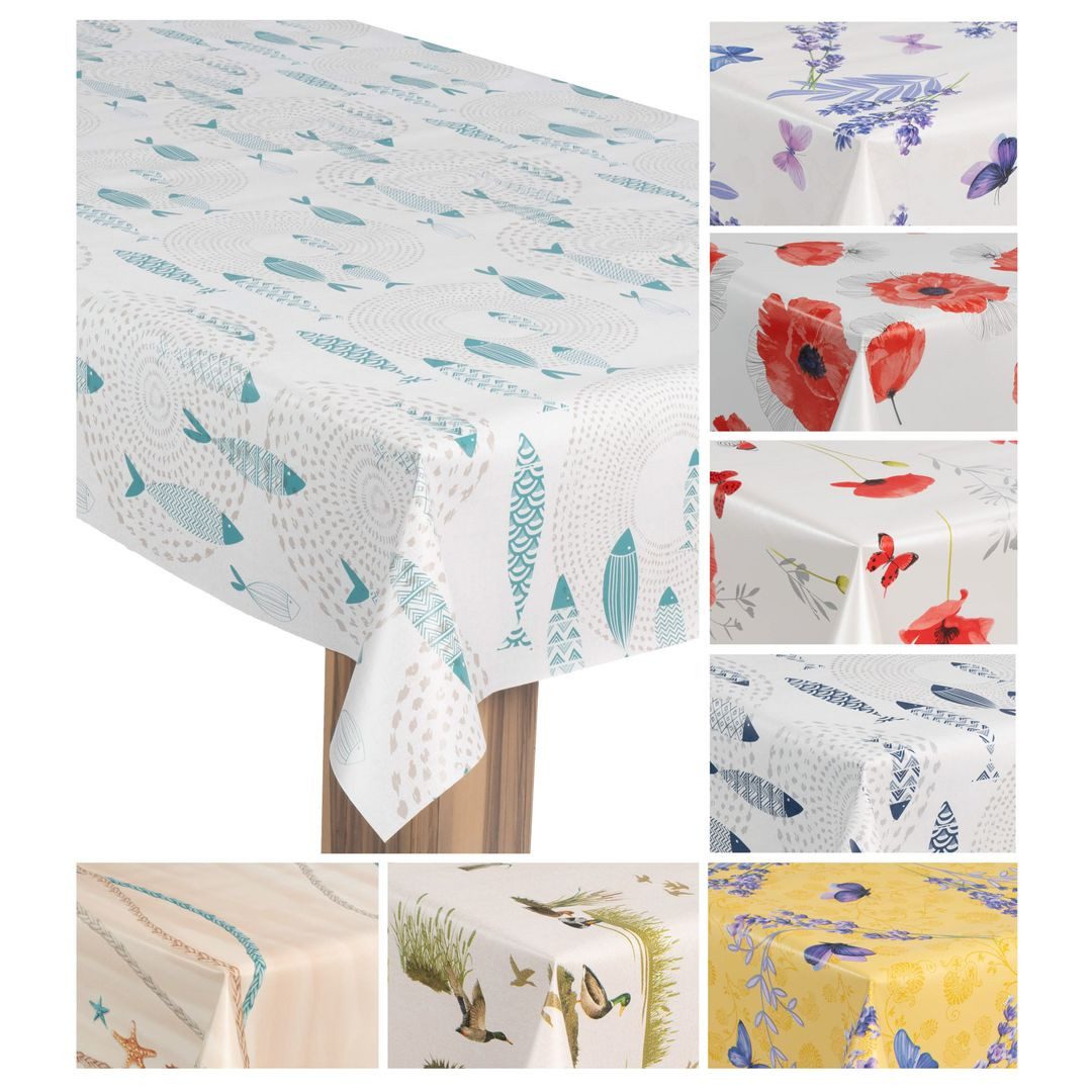 laro Tischdecke Wachstuch-Tischdecke Wachstischdecke Gartentischdecke günstig online kaufen