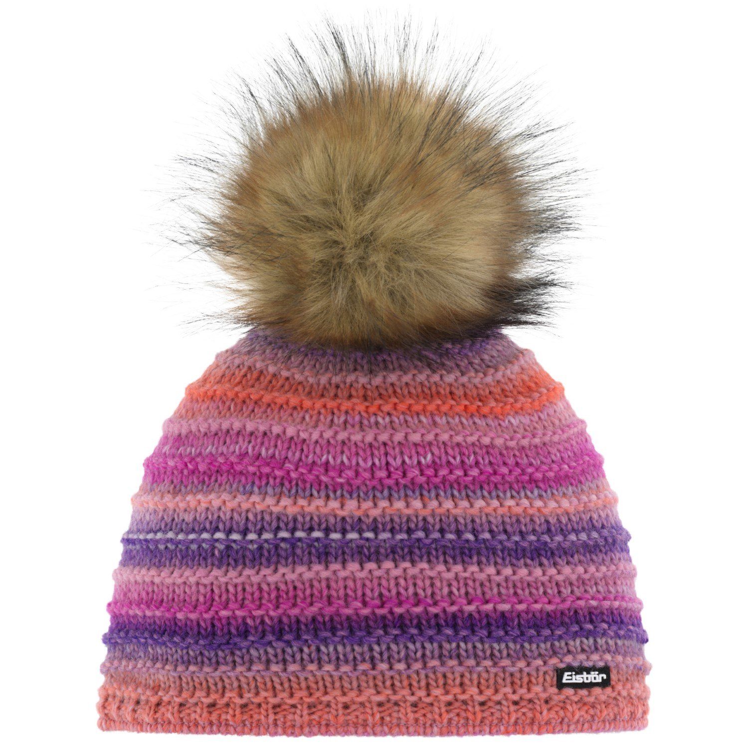 Eisbär Strickmütze Mütze mit Bommel Mikata Lux