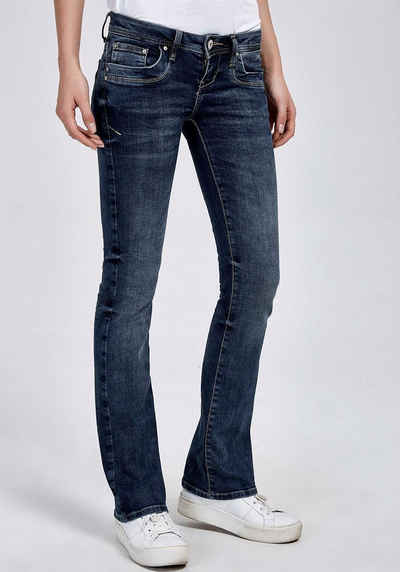 LTB Bootcut-Jeans »VALERIE« mit langem, ausgestellten Beinverlauf und niedriger Leibhöhe mit Stretch-Anteil