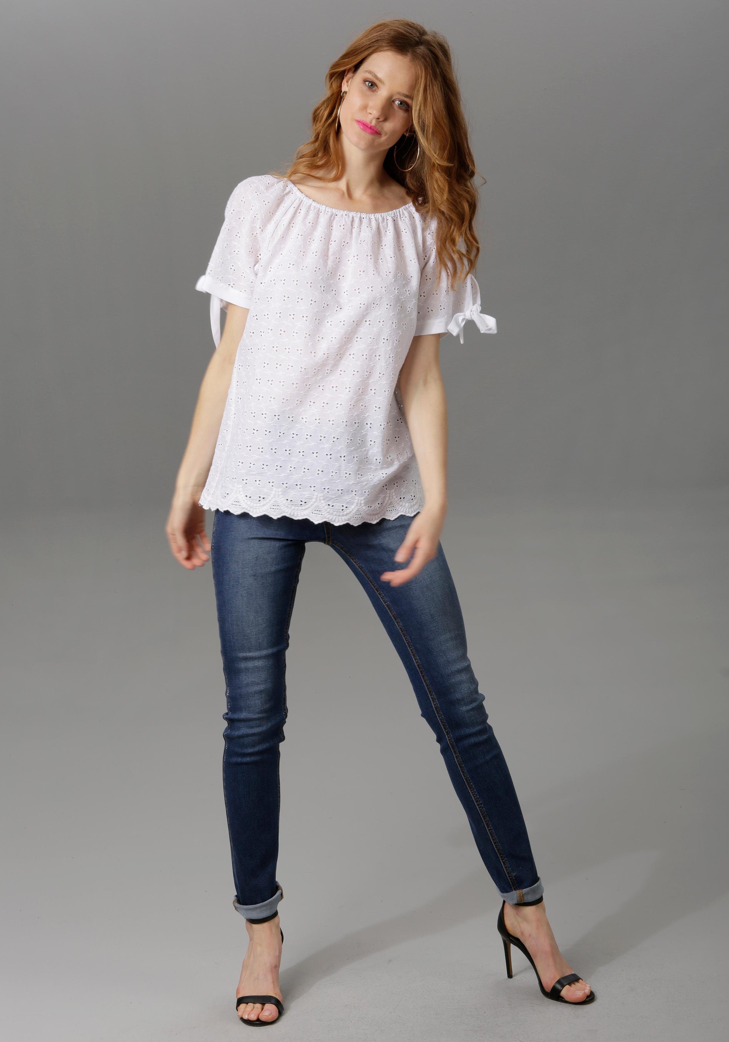 Damen Jeans Aniston CASUAL Slim-fit-Jeans regular waist