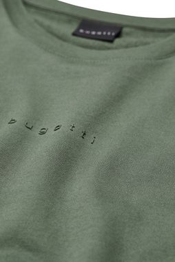 bugatti T-Shirt mit dezentem bugatti-Print