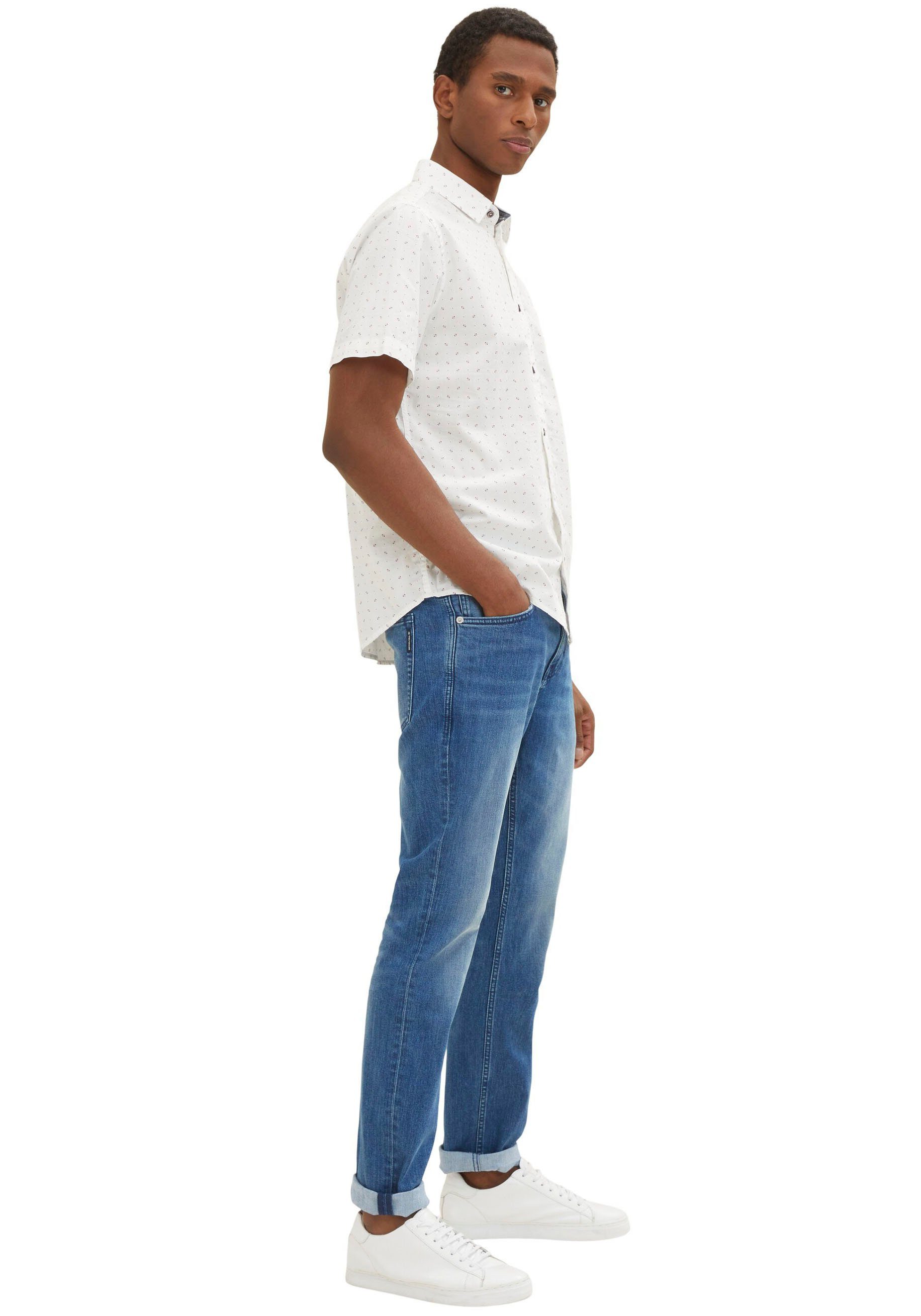 mid COOLMAX® 5-Pocket-Jeans JOSH used TAILOR TOM stone