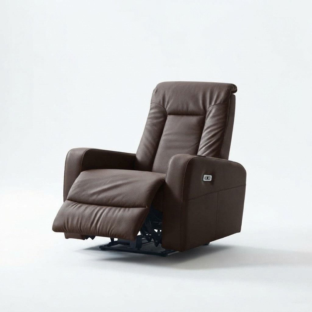Xlmoebel Relaxsessel Exklusiver weißer Sessel mit elegantem Design und Textilbezug (Sessel), Hergestellt in Europa