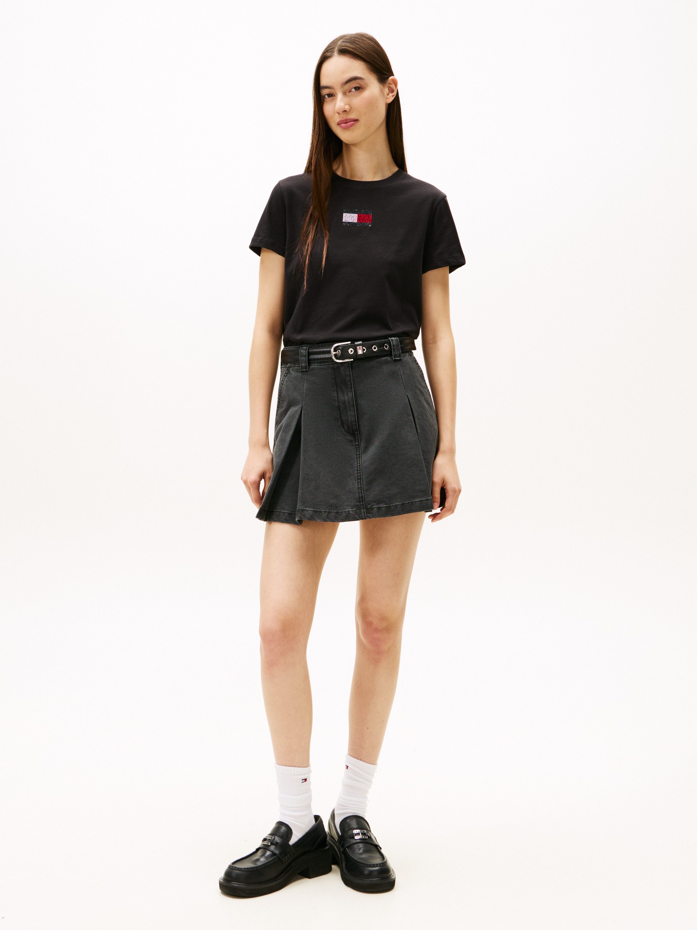 Tommy Jeans Kurzarmshirt TJW REG PARTY FLAG TEE EXT